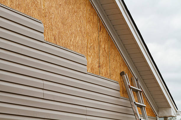 Professional Wood Siding technician working in Centreville, IL